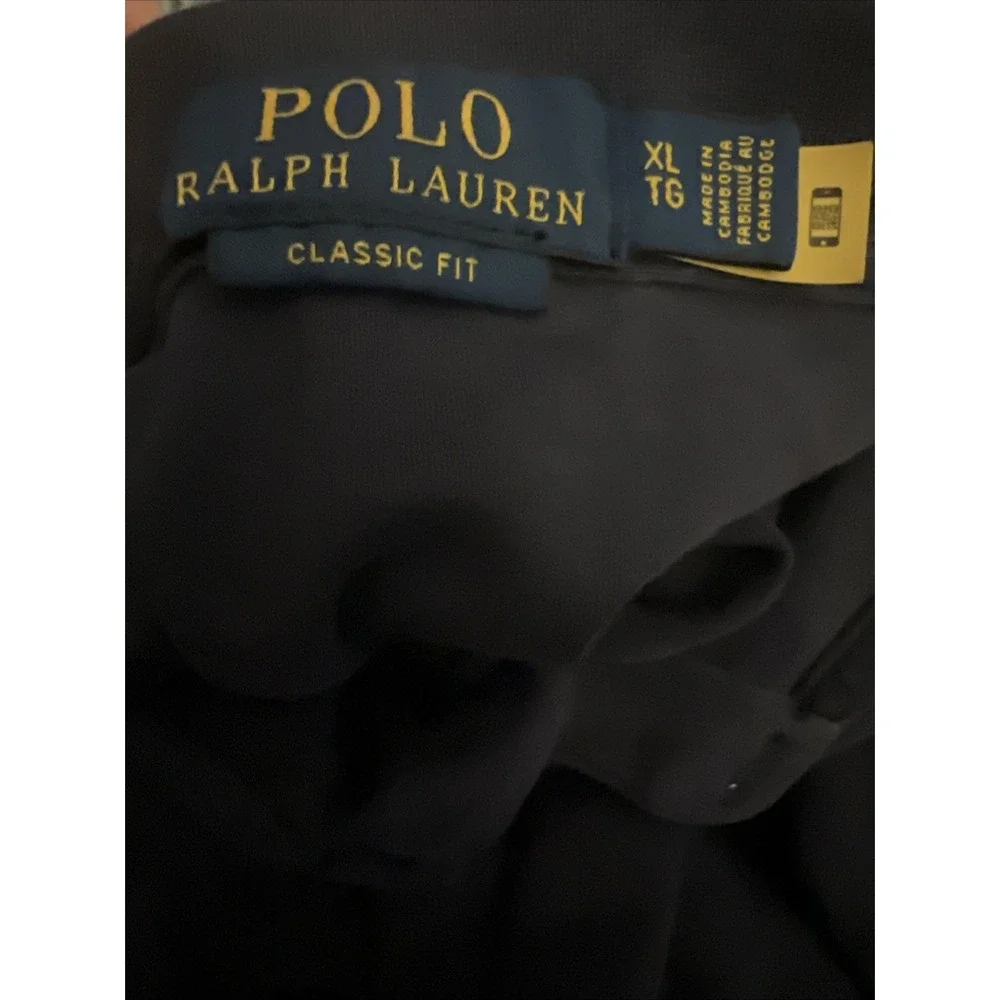 Polo by Ralph Lauren Men's Blue Navy Classic Fit Polo Shirt-XL Short Sleeve